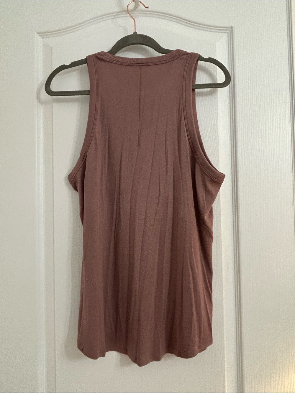 NWOT Lululemon athletica Ribbed Crewneck Tank Top in Dusty Mauve Size 14 - Picture 2 of 4